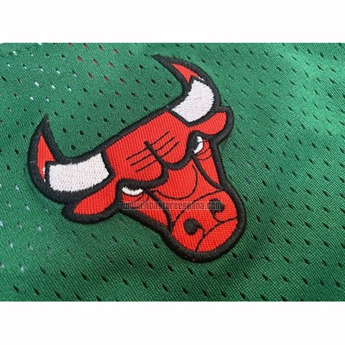 Camiseta Chicago Bulls Derrick Rose NO 1 Hardwood Classics Throwback 2008-09 Verde